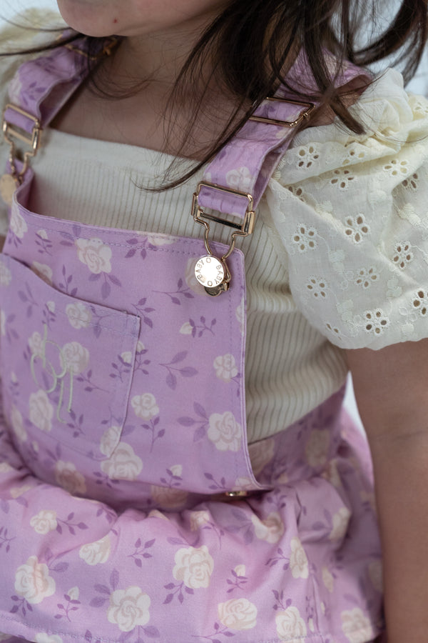 Lavender Overall Dress