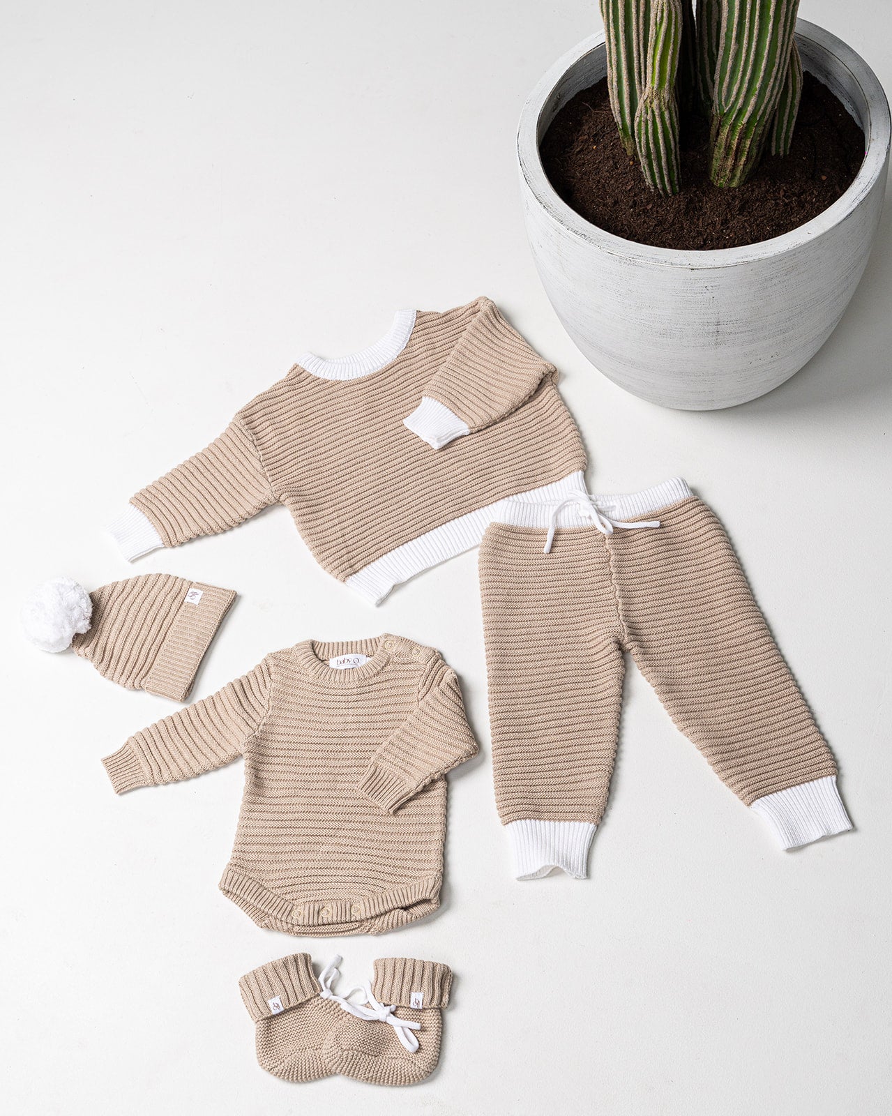 Ribbed Knit Jumper - Oatmeal