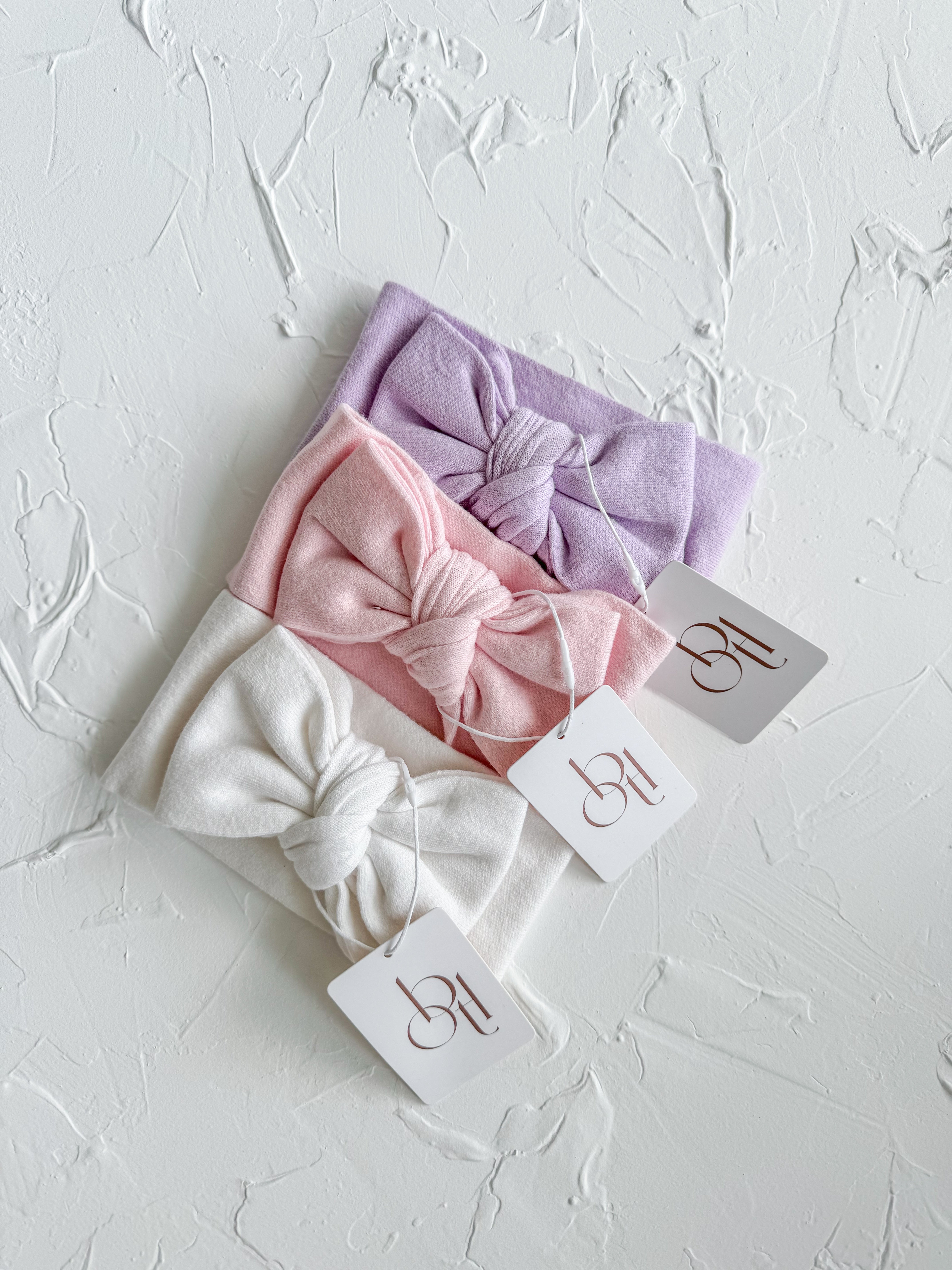 Oversized Knit Bow - Pink