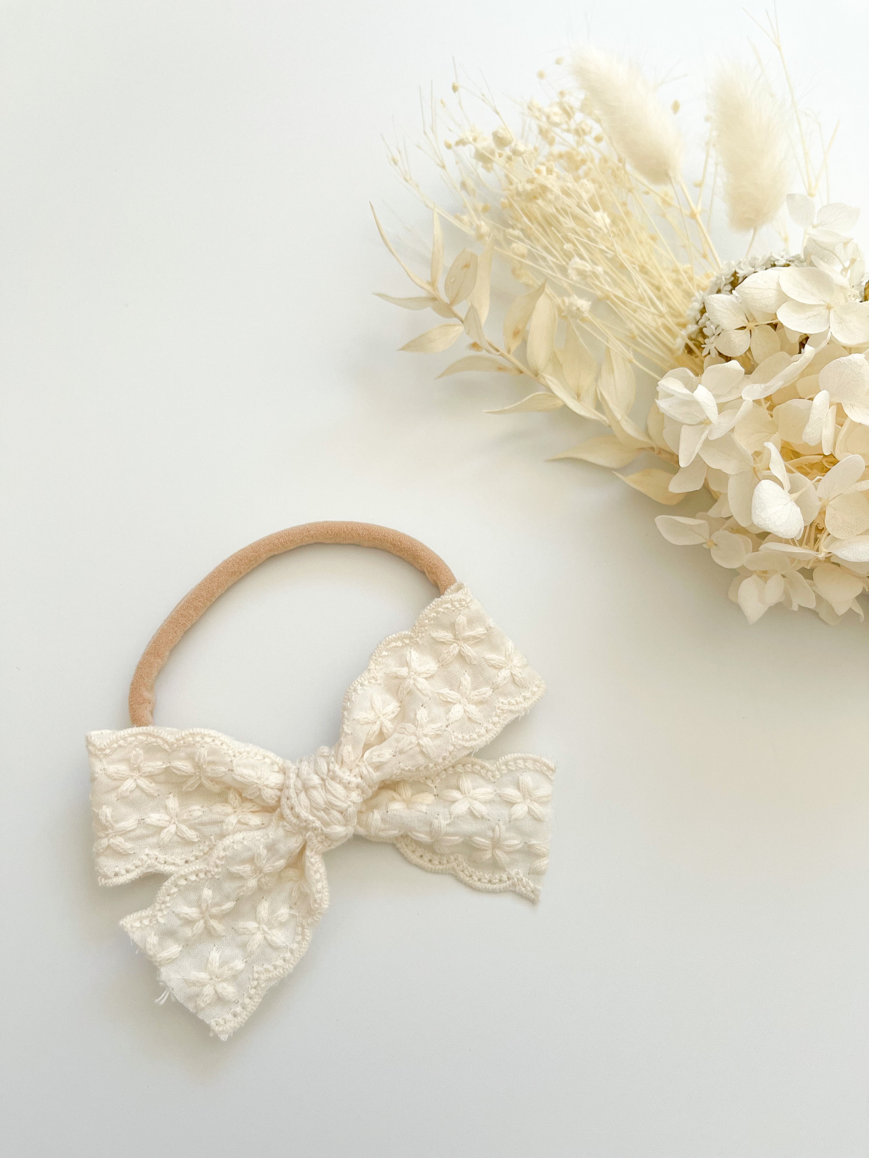 Posy Lace Mini Bow