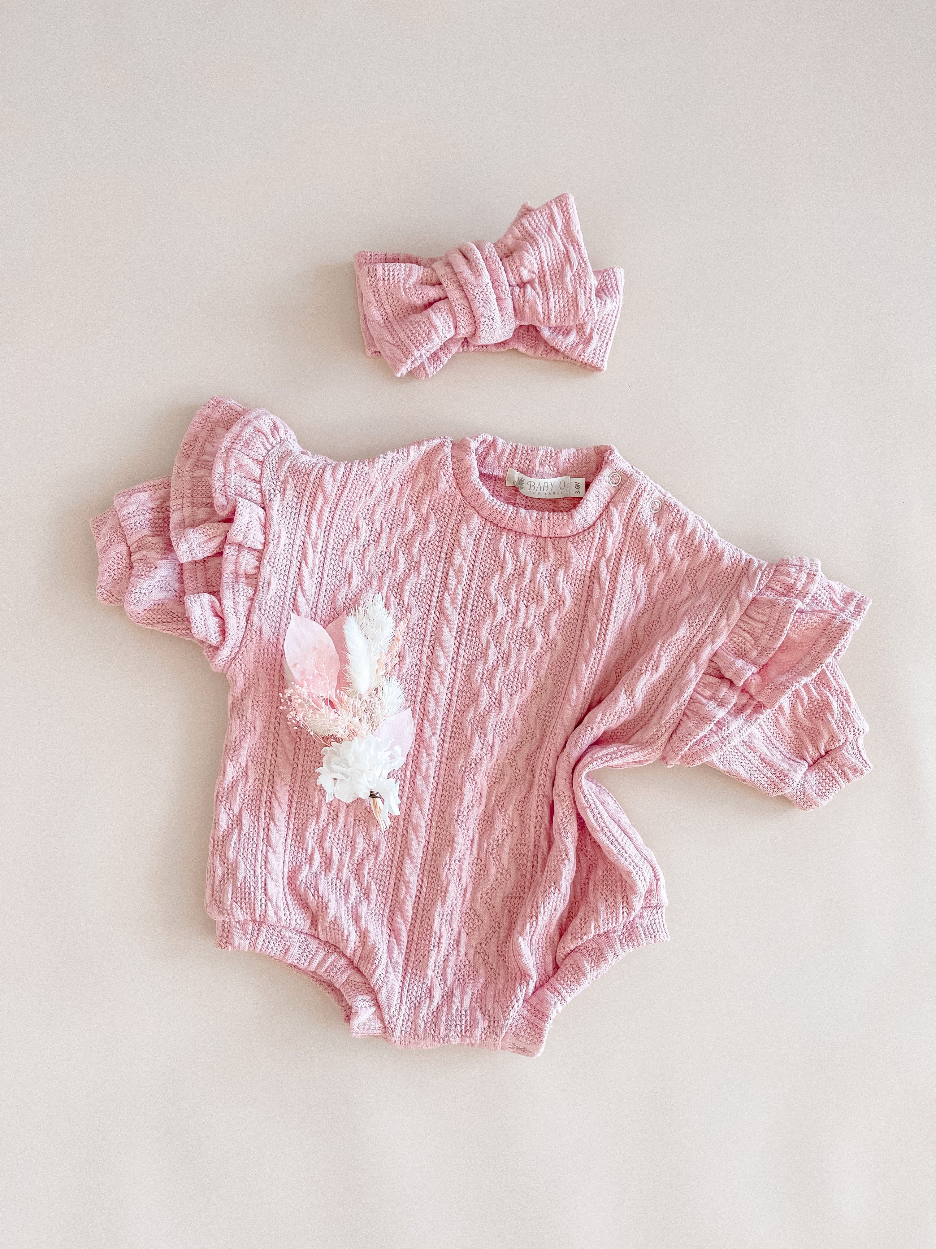 Frilly Romper - Rose